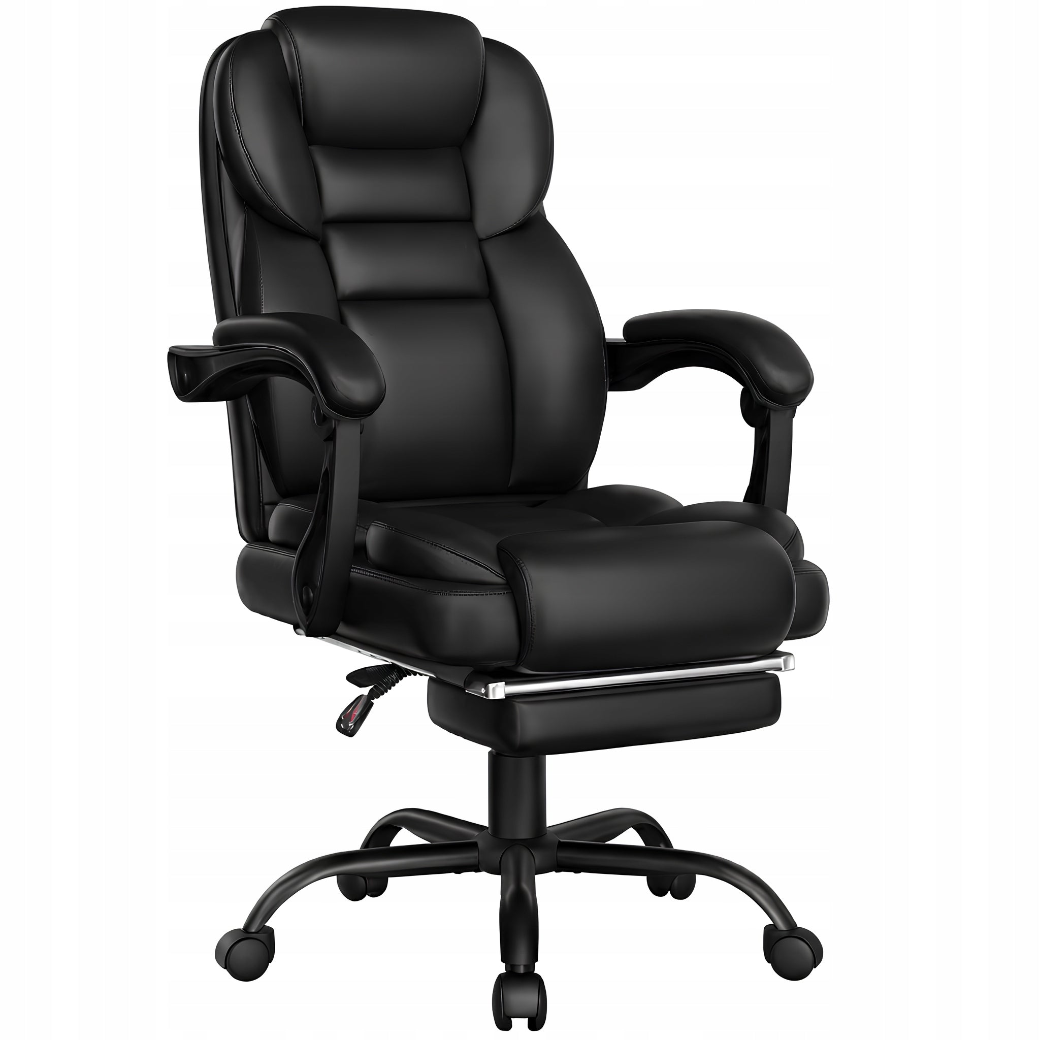 Ergonomic office chair with footrest and armrests Yaheetech