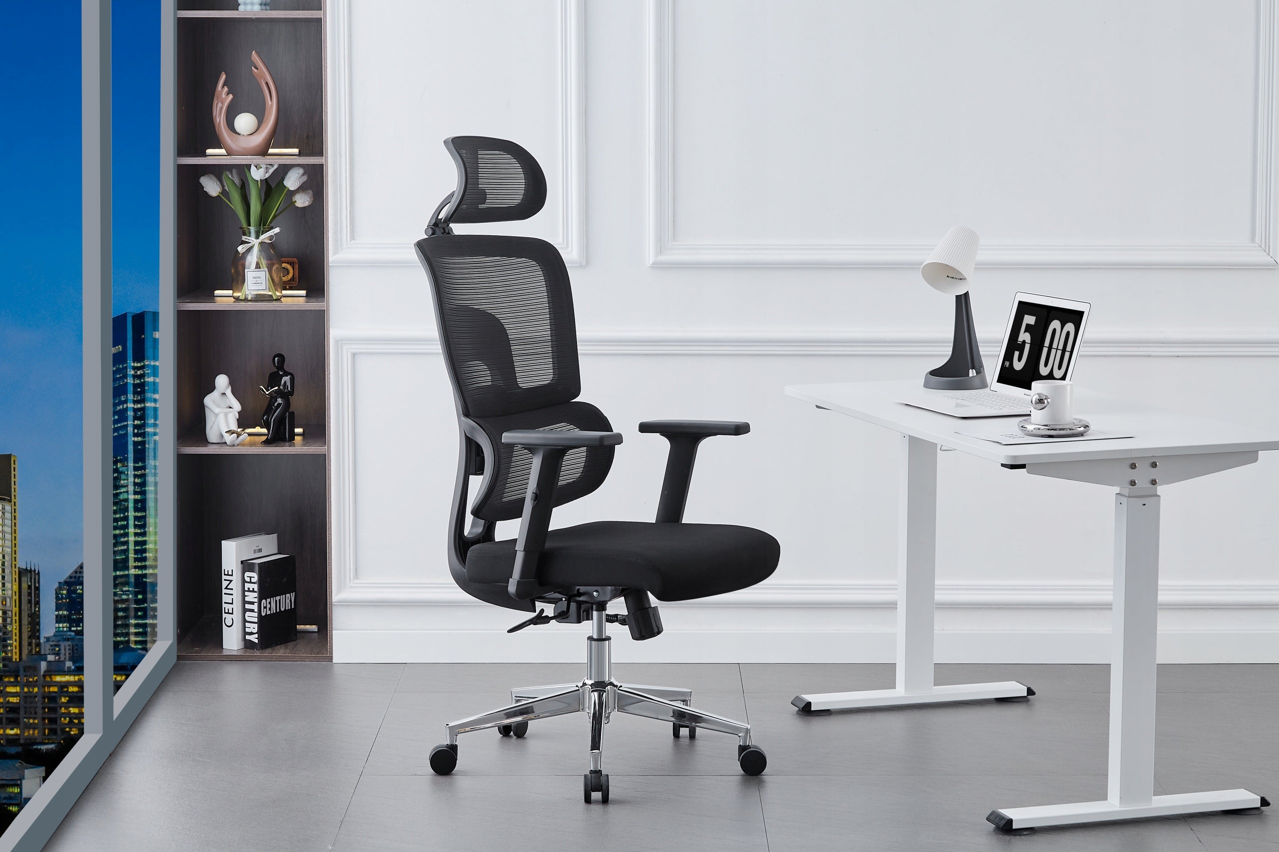 Ergonomic office chair with rocking lock black swivel Breeze Plus 90 Manufacturer code 5907317422134 Breeze Plus 90