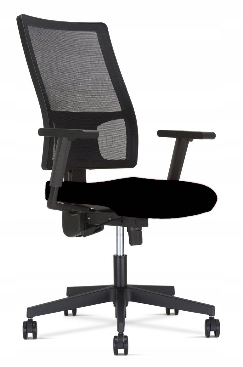 Ergonomic office swivel chair TAKTIK MESH R19 ACTIV black New Sty Brand Nowy Styl