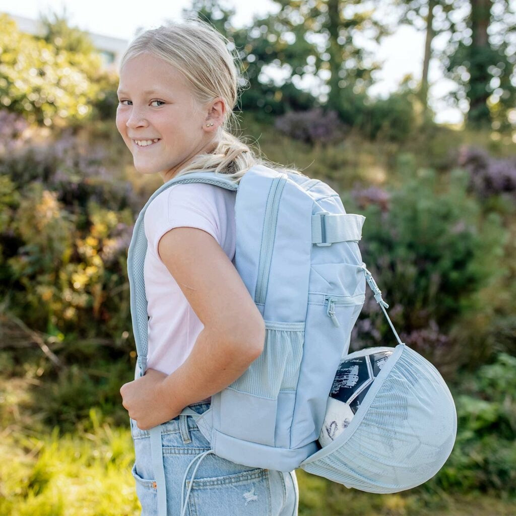 Ergonomic sports backpack, 16L, Sport Light Dusty Green (training, Brand BECKMANN