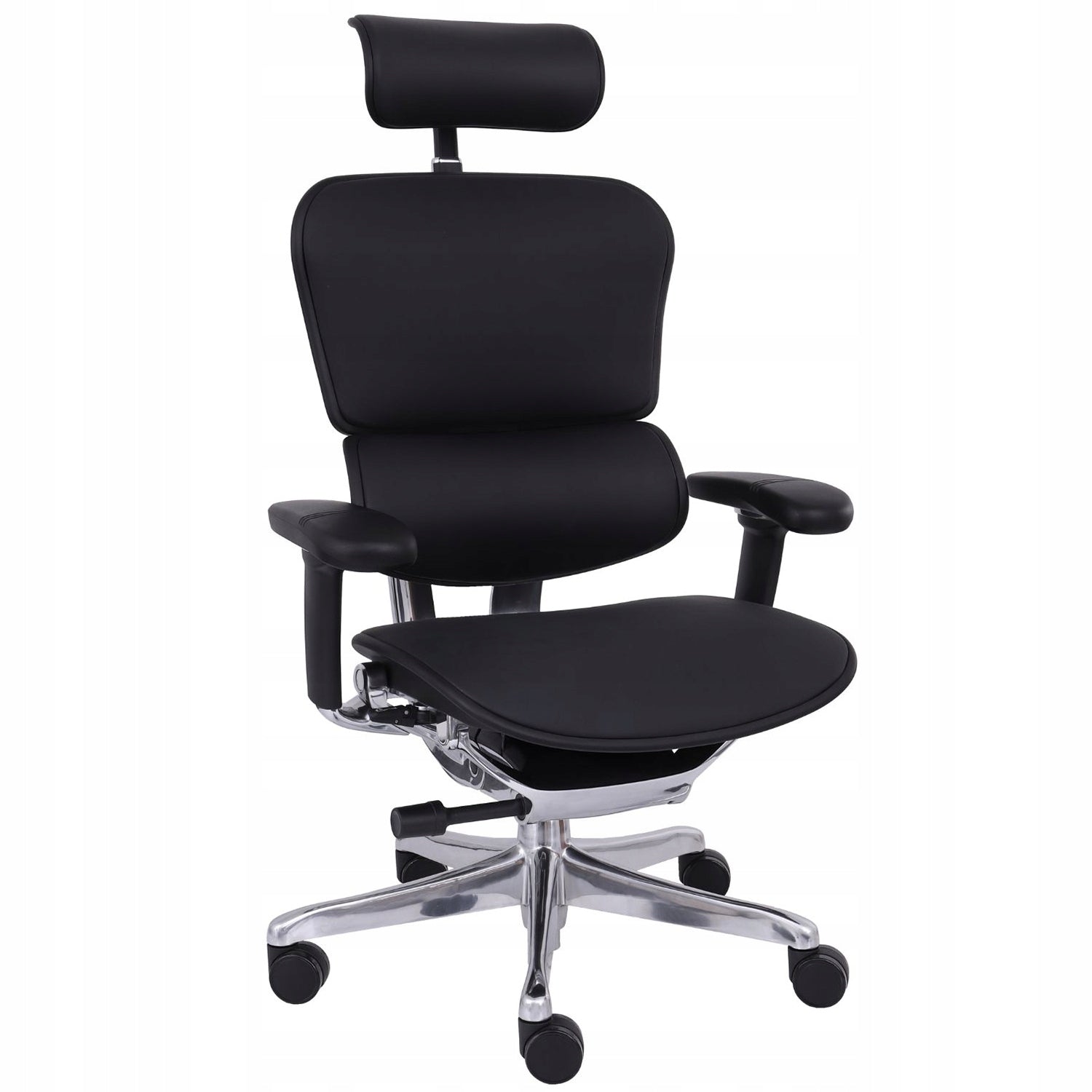 Ergonomic swivel office chair Ergohuman 2 Elite Genuine leather Black Packaging status original