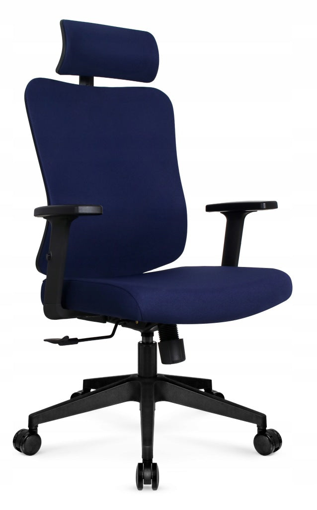 Ergonomic swivel office chair Hell's Chair HC-1041 Navy Fabric
