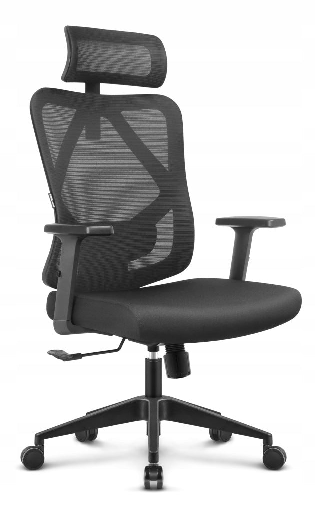 Ergonomic swivel office chair Hell's Chair HC-1041 black fabric