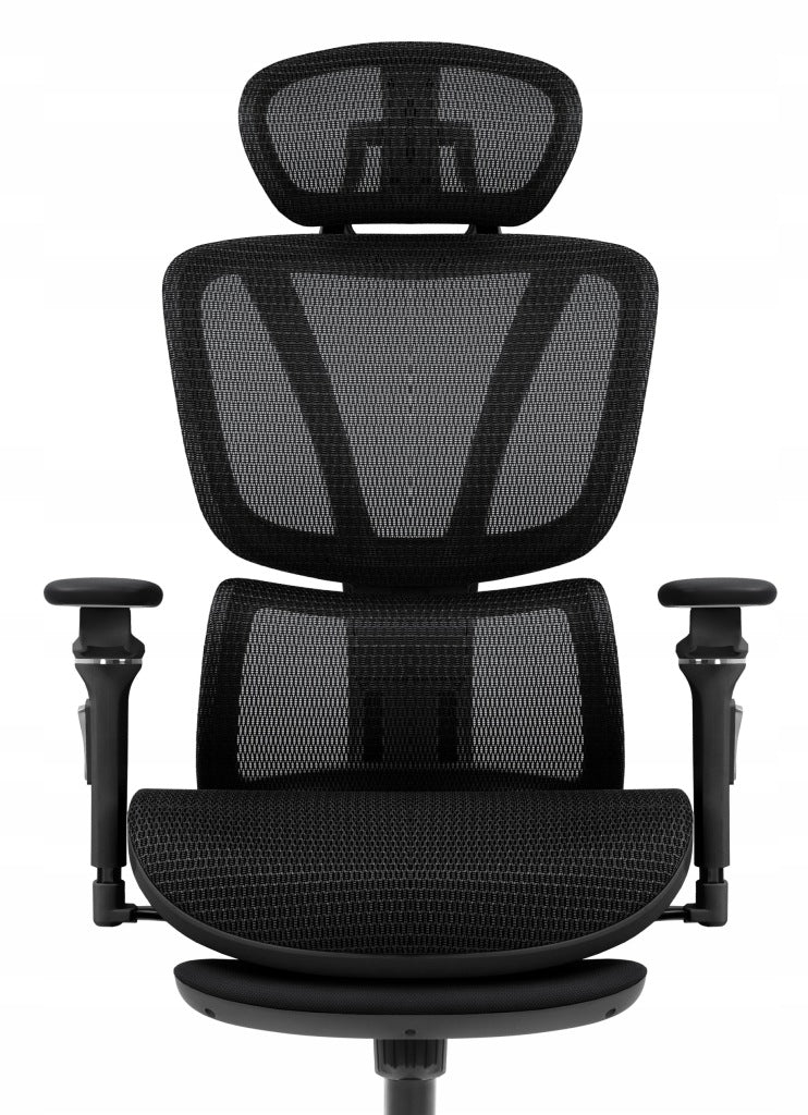 Ergonomic swivel office chair Hell's Chair HC-1044 black fabric