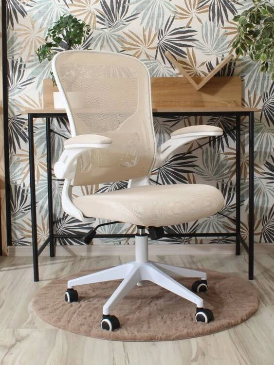Ergonomic youth chair LUIS beige and white Brand Aropos1