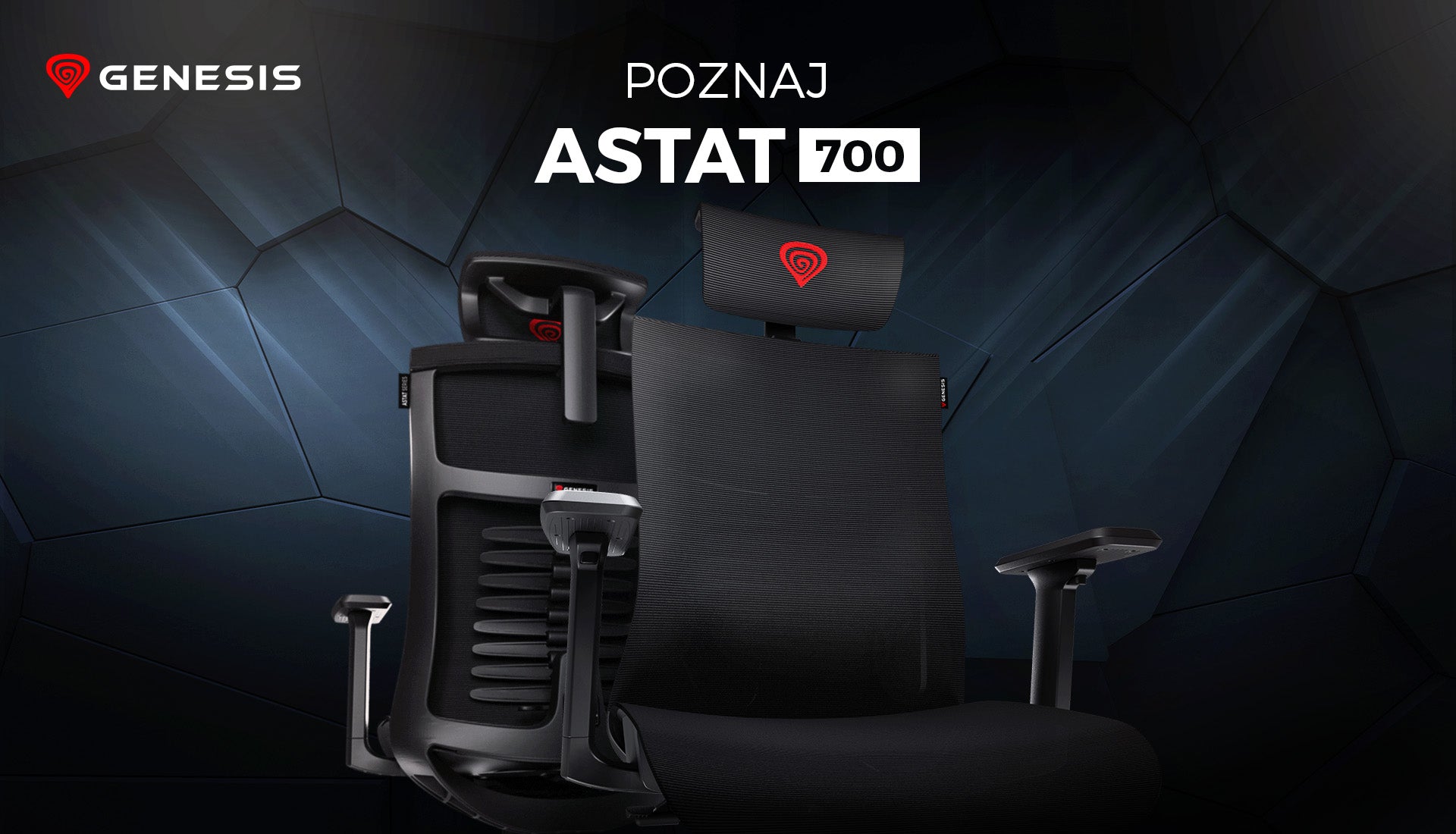 Kėdė Genesis Astat 700, juoda