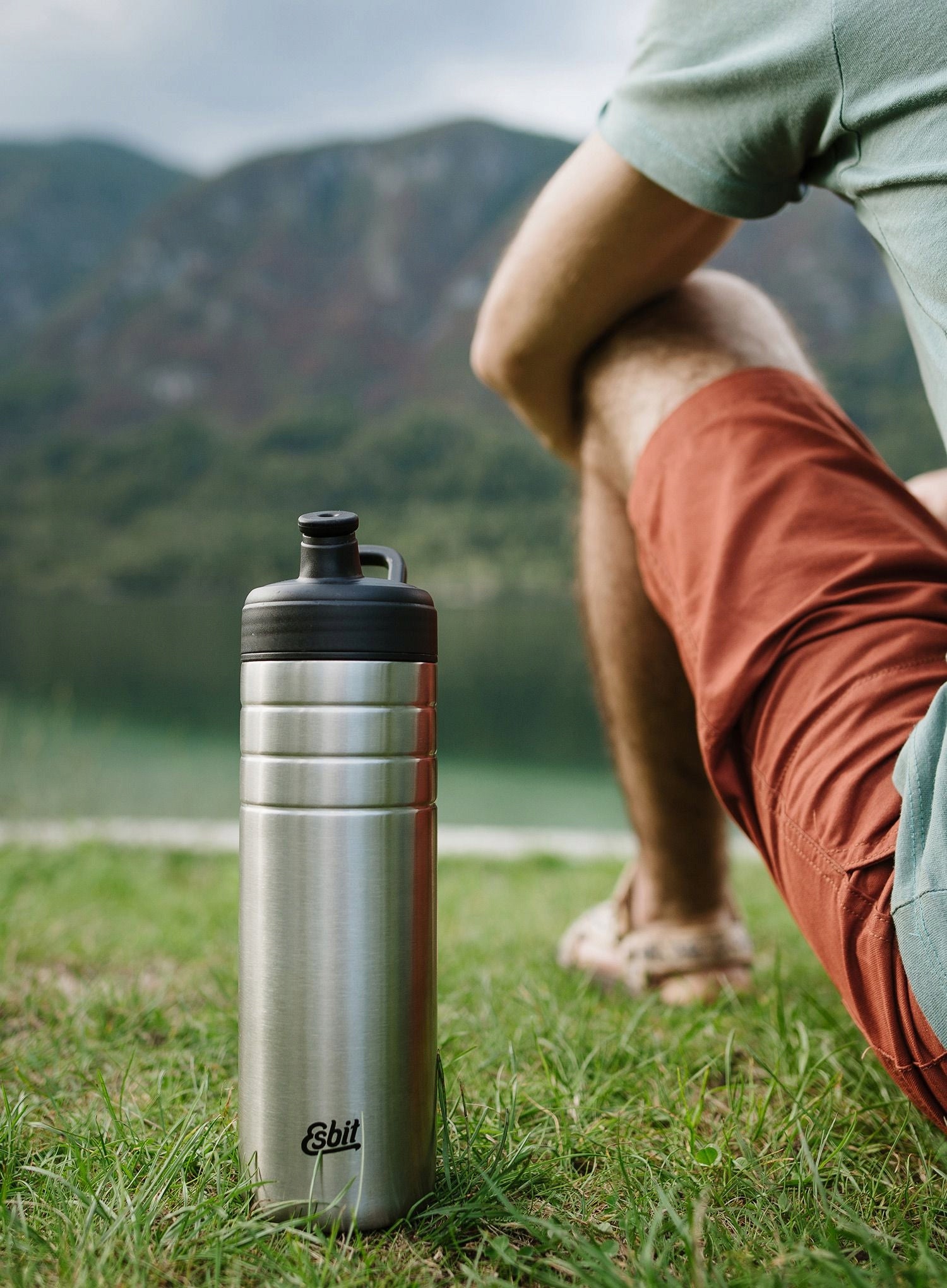Esbit Majoris Sports Drinking Bottle 800ml - steel Brand Esbit