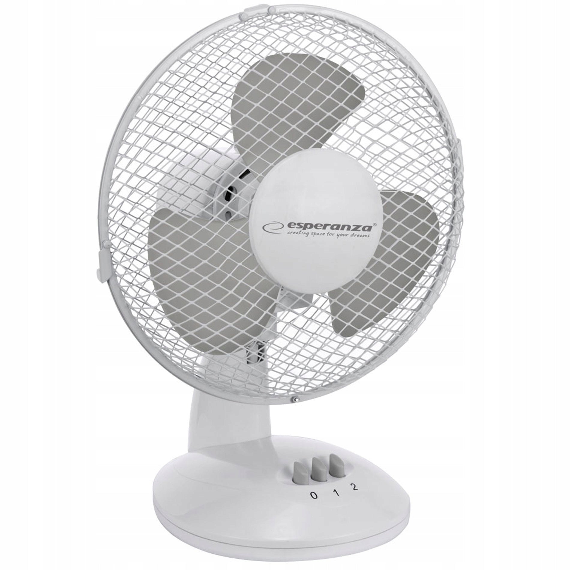 Esperanza Desk fan ZEPHYR white 30W Packaging status original