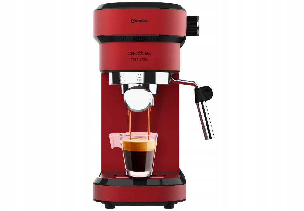Espresso Machine Cecotec Cafelizzia 790 Shinny 1350 W 20 Bar Red Brand Cecotec