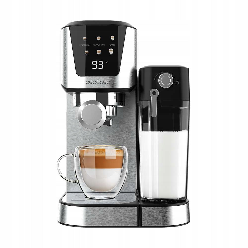 Espresso Machine for Coffee Cecotec Power Espresso 20 Cream 1350 W Silver