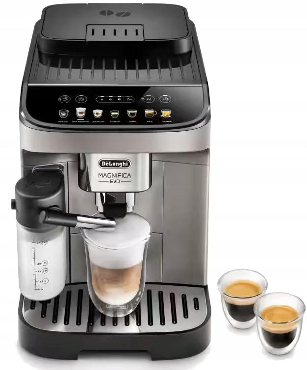 Espresso machine DE LONGHI TB Magnifica Evo Titanium-black PROF. FOR COFFEE