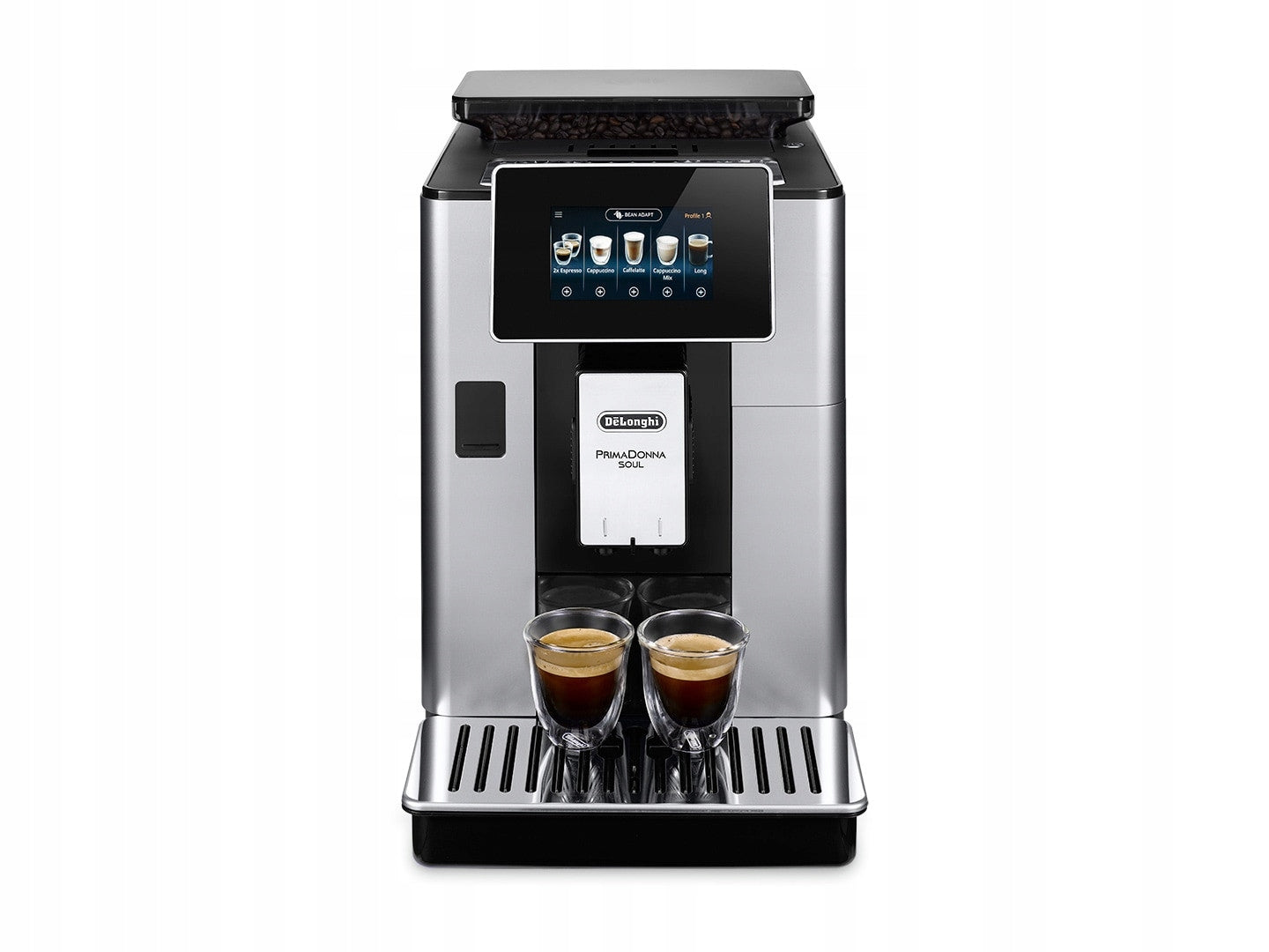 Espresso machine De'Longhi PrimaDonna Soul 610.55.SB 1450W silver/grey