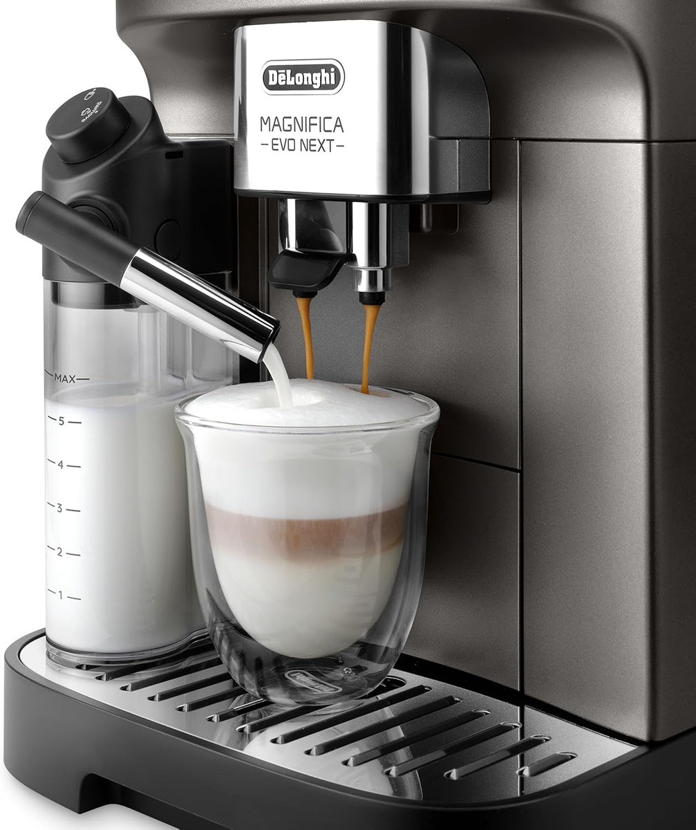 Espresso machine De'Longhi automatic 1450 W 15 bar silver/grey Packaging status original
