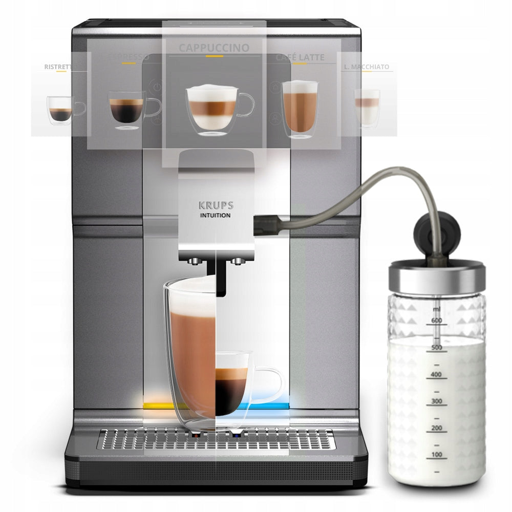 Espresso machine Krups Intuition Preference+ EA875E 1450 W Silver Packaging status original