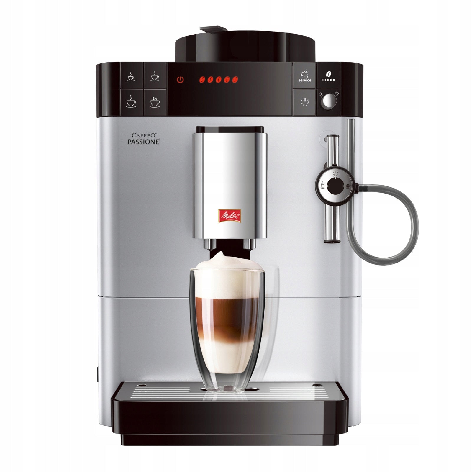 Espresso machine Melitta automatic 1450 W silver 1,2 l Packaging status original