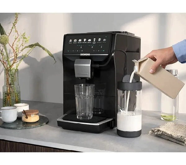 Espresso machine Siemens EQ500 iAroma Piano Black TP555EM7 Width 30, Brand Siemens