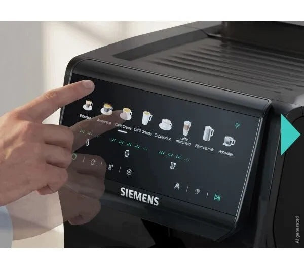 Espresso machine Siemens EQ500 iAroma Piano Black TP555EM7 Width 30, Packaging status original