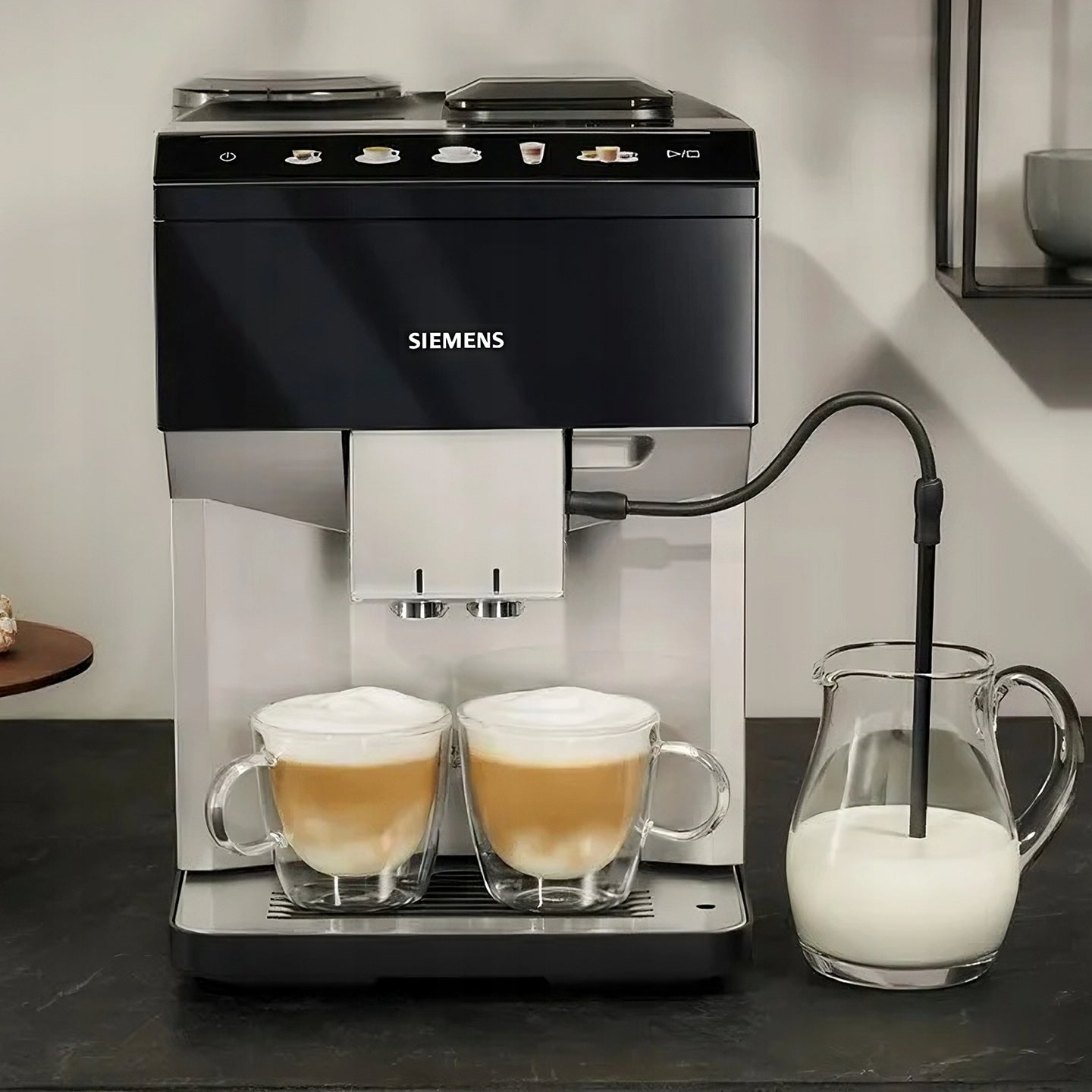 Espresso machine Siemens TP515R01 automatic black 1500 W 15 bar 1,9L Manufacturer code TP515R01