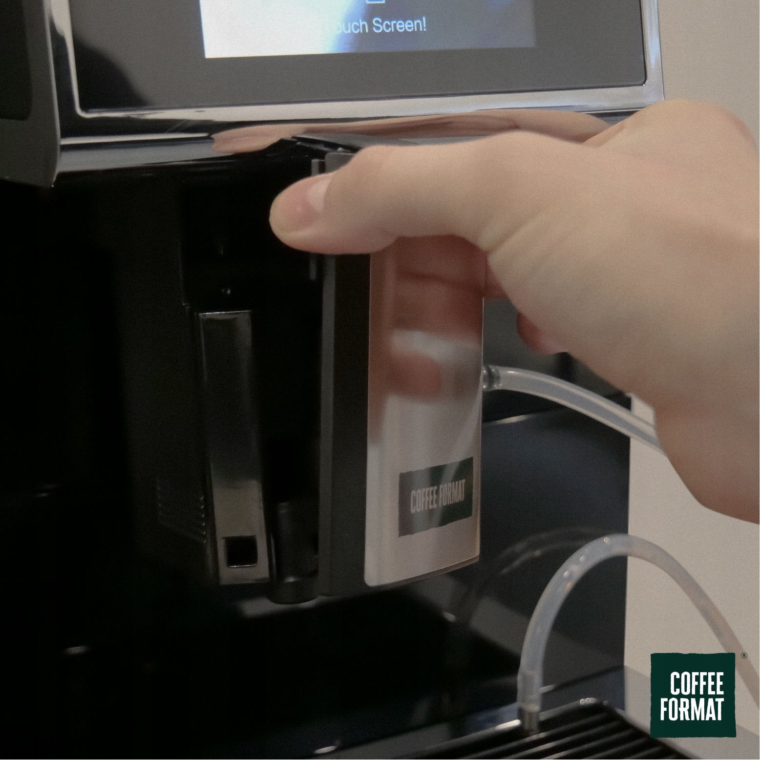 Espresso machine automatic Coffee Format Atlas W2 black with grinder Brand Coffee Format