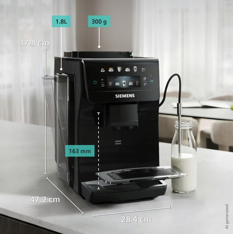 Espresso machine automatic Siemens EQ600 iAroma TP601E09 1500W 15bar Manufacturer code TP601E09
