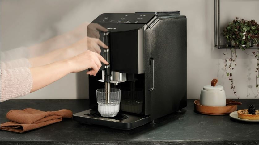 Espresso machine automatic Siemens TF301E09 1300W 1.4L black Manufacturer code 4242003926857