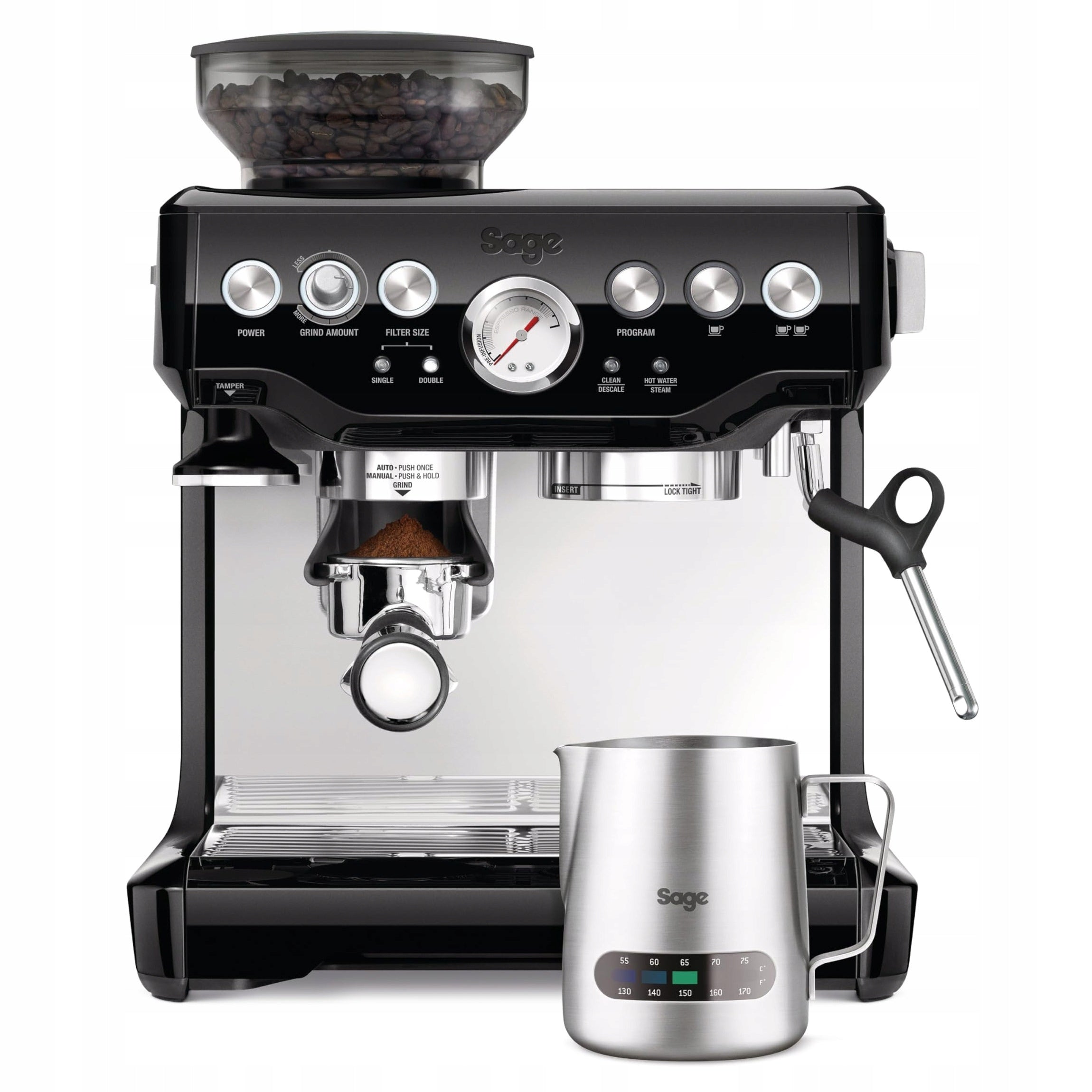 Espresso machine flask with grinder 1850W SAGE BARISTA EXPRESS SES875BKS