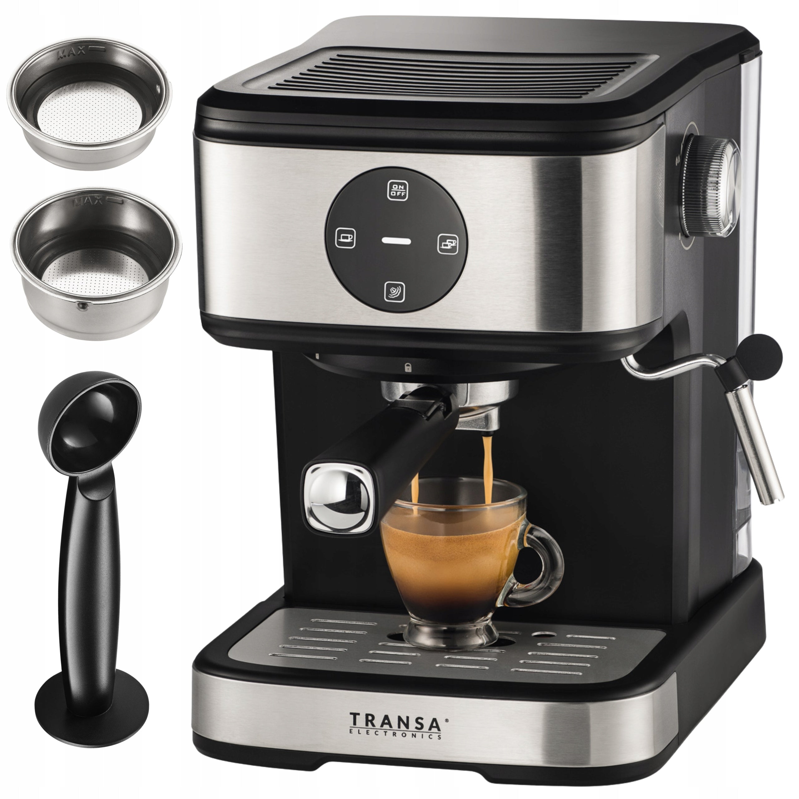 Espresso machine for Coffee Flask Touch Panel Baristoline 1100W 20 BAR