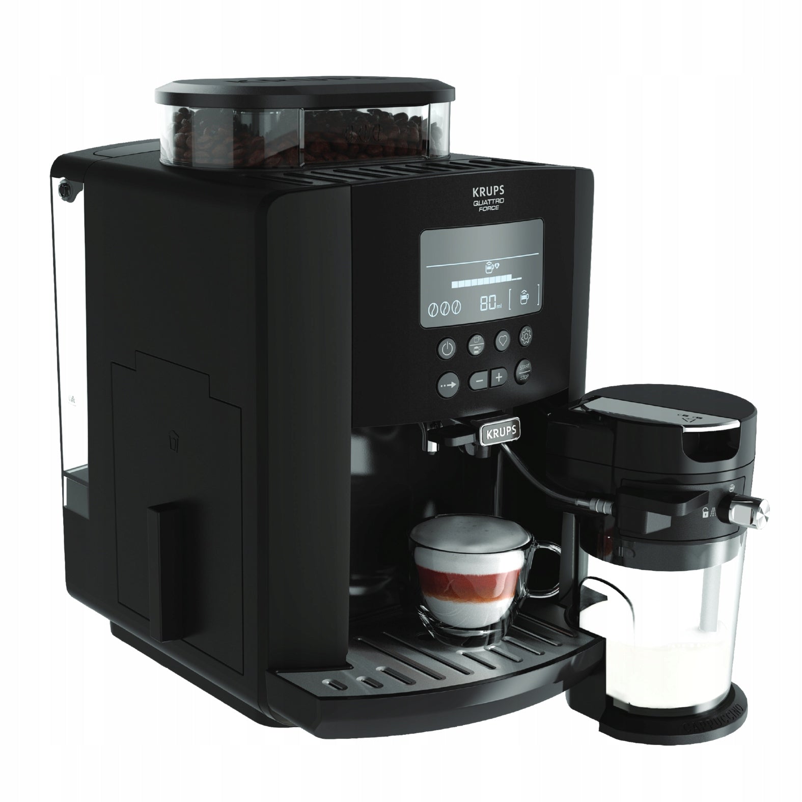 Espresso machine for coffee KRUPS EA819N10 15 bar EAN (GTIN) 0010942225706