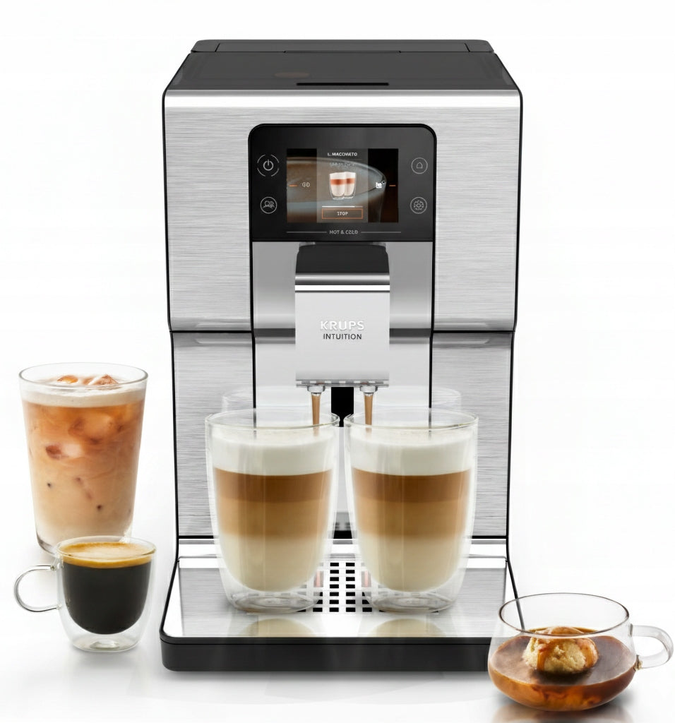 Espresso machine for coffee KRUPS Intuition Experience Hot&Cold 30 drinks