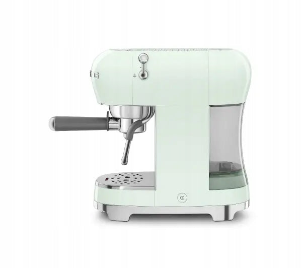 Espresso machine for coffee Smeg ECF02PGEU Kolbowy 1350W Green Packaging status original
