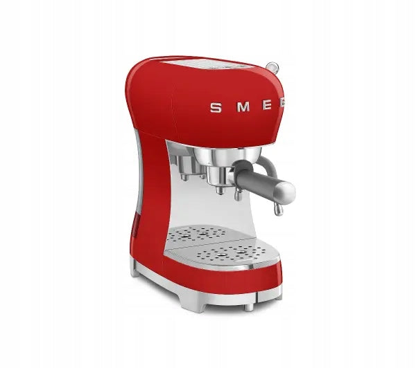 Espresso machine for coffee Smeg ECF02RDEU Kolbowy 1350W Red Packaging status original