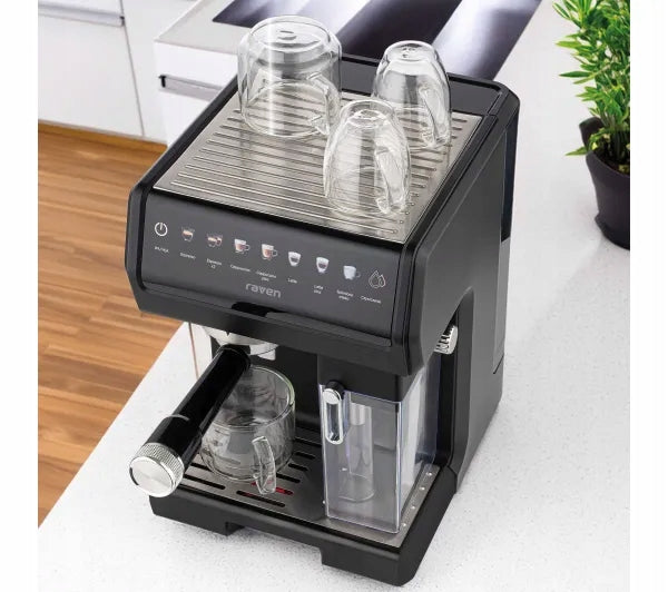 Espresso machine for flask coffee Raven EER007 1450W 20 bar Black Brand Raven