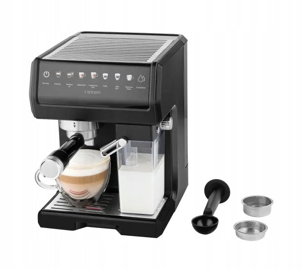 Espresso machine for flask coffee Raven EER007 1450W 20 bar Black Packaging status original