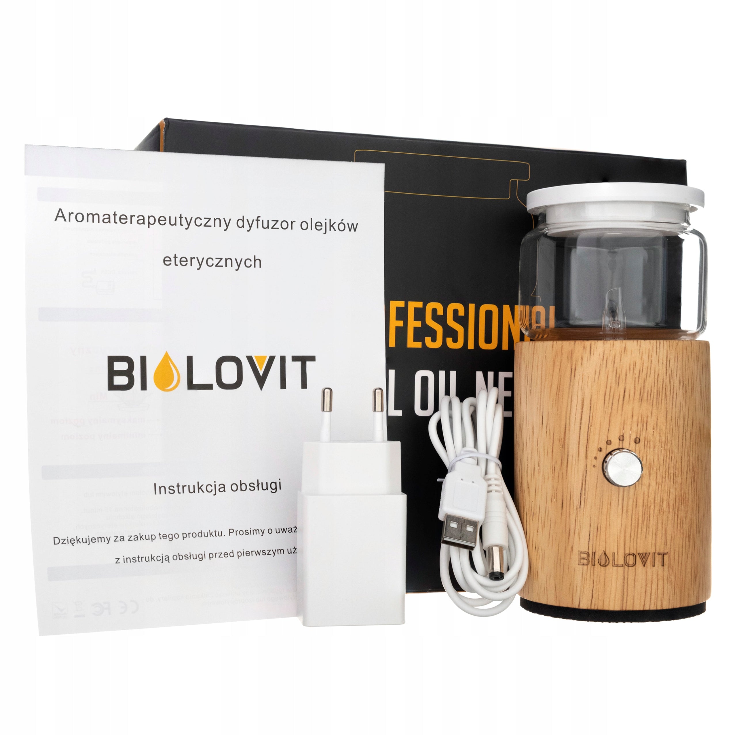 Essential Oil Nebulizer Bilovit Ceramic Overlay Aromatherapy Model BIOL-DYF-03