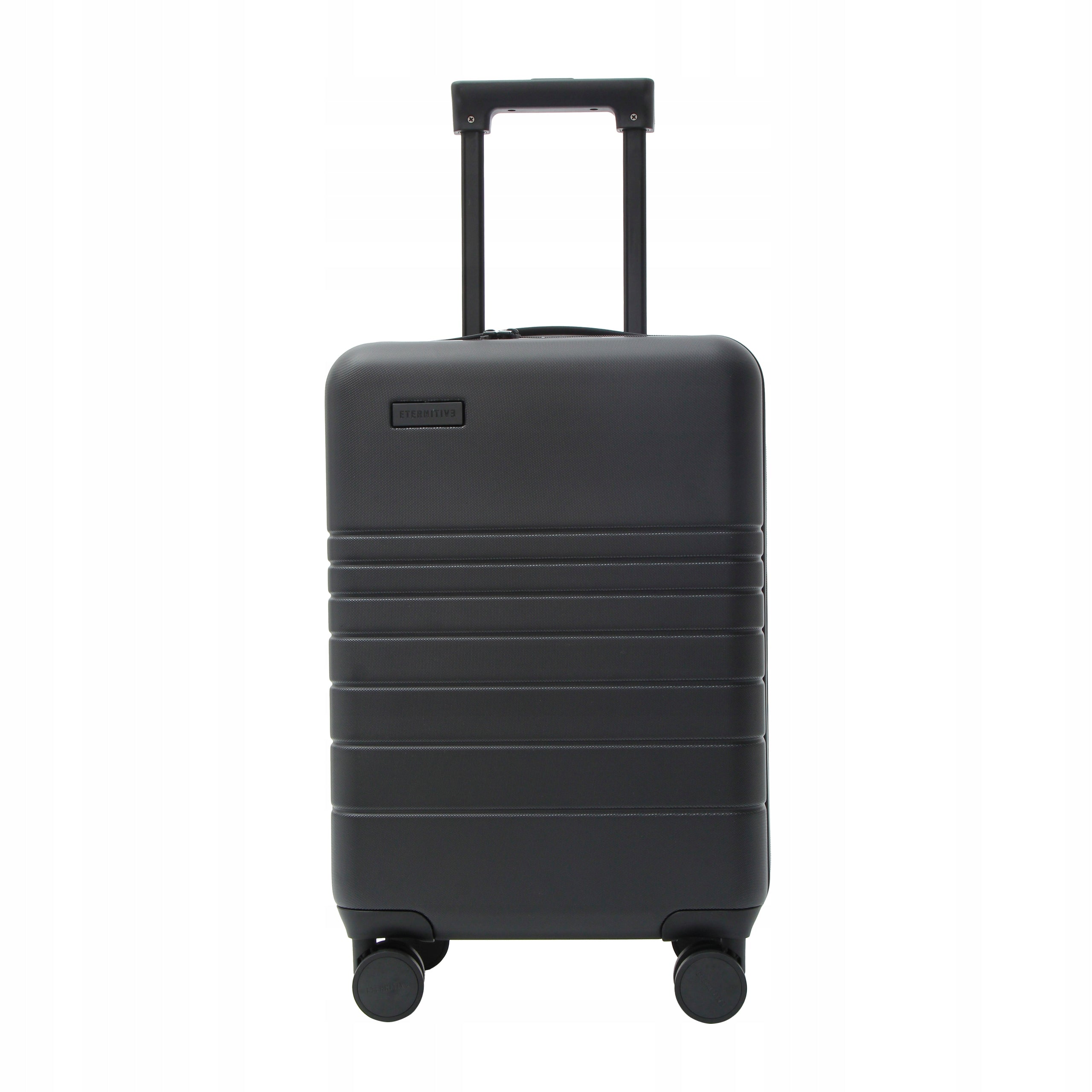 Eternitive E2 cabin suitcase hard ABS 38L TSA black Height 55 cm