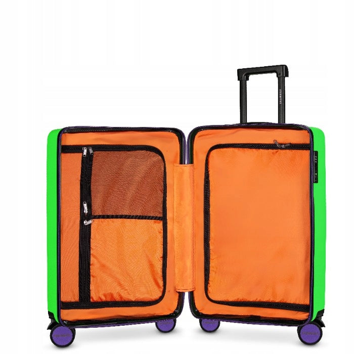 Eternitive JOY Cabin case 54 cm matt ABS TSA lock Wheels 360° Green Brand Eternitive