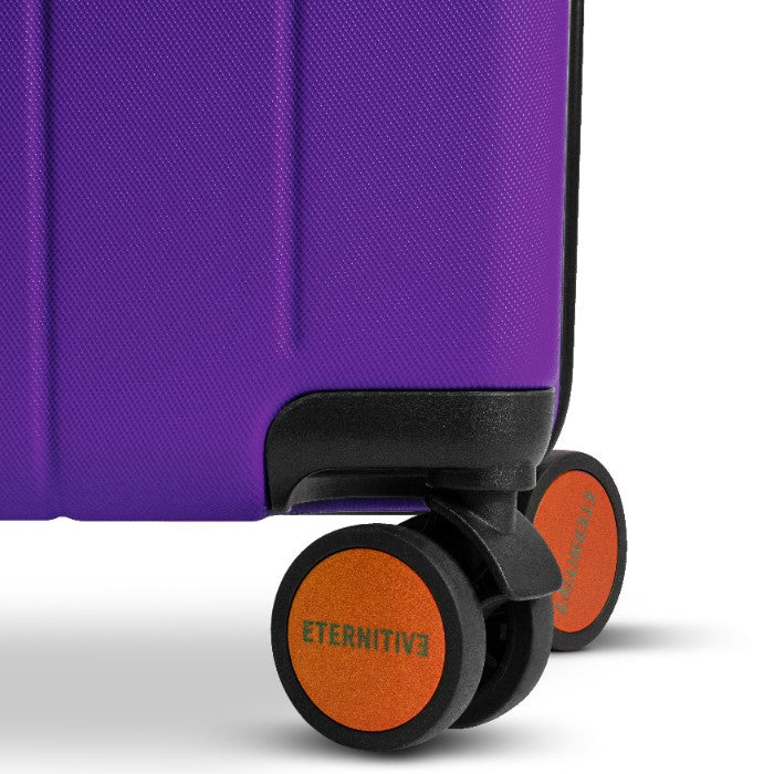 Eternitive JOY Cabin case 54 cm matt ABS lock TSA Wheels 360° Violet Width (longer edge) 35 cm