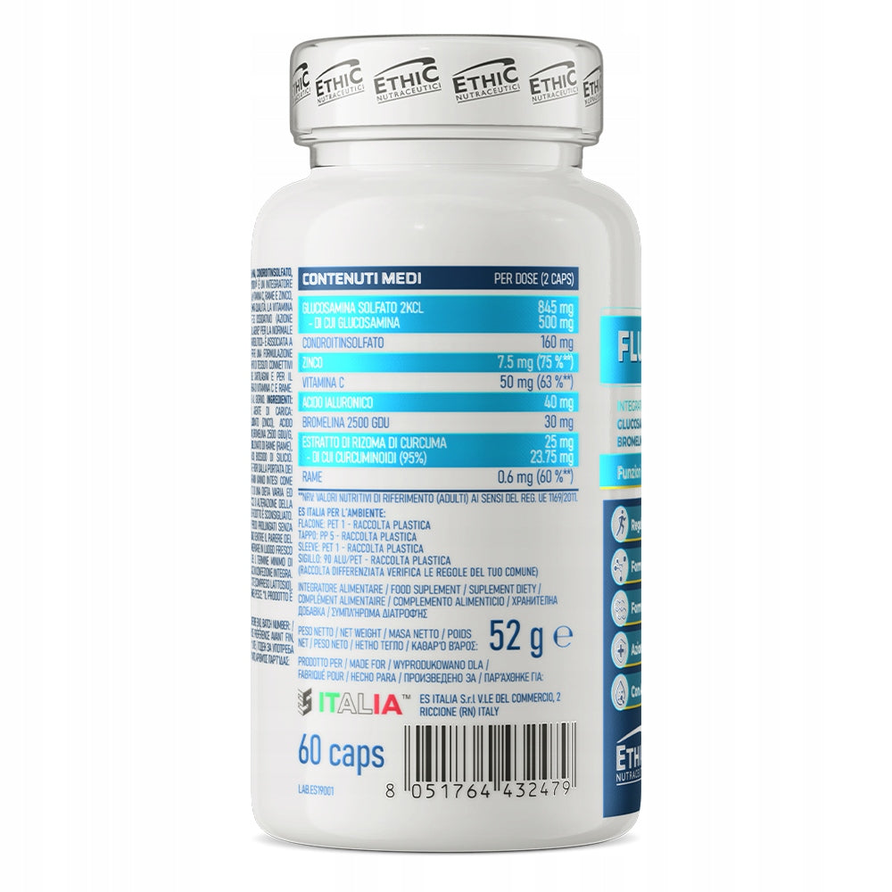 Ethic Fluid Motion 60 kaps COMPLEX FOR JOINTS Glucosamine Hyaluronic Acid Brand OstroVit