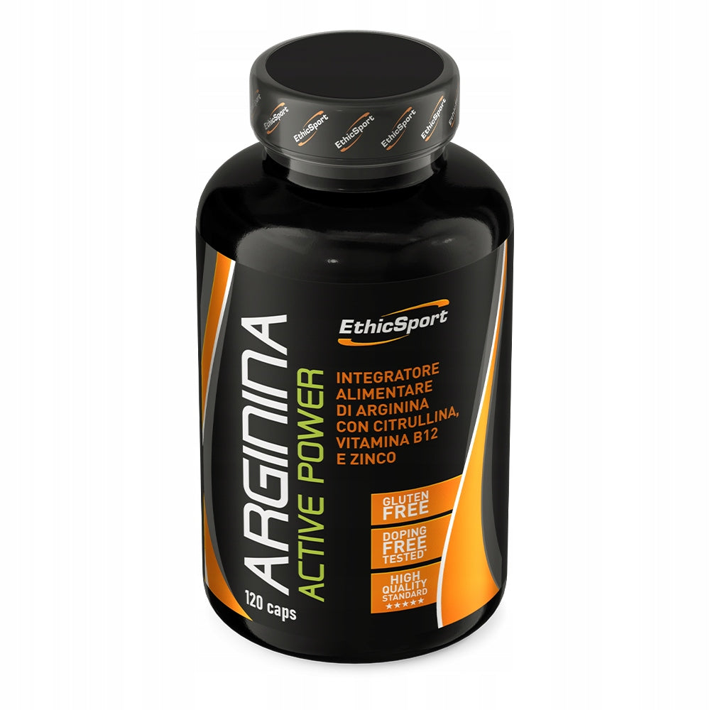EthicSport Arginine Active Power 120 kap Performance Regeneration Immunity Expiration date at least 1 year from the date of purchase