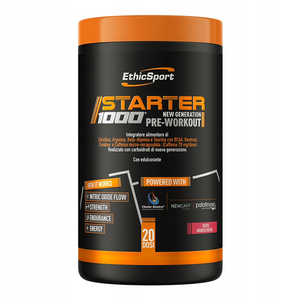 EthicSport Starter 1000 400 g Pre Workout Citrulline Caffeine Creatine BCAA
