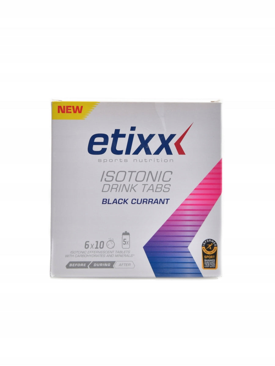 Etixx Isotonic drink tablety 6 x 10 šumivých tablet černý rybíz EAN (GTIN) 5407005693124