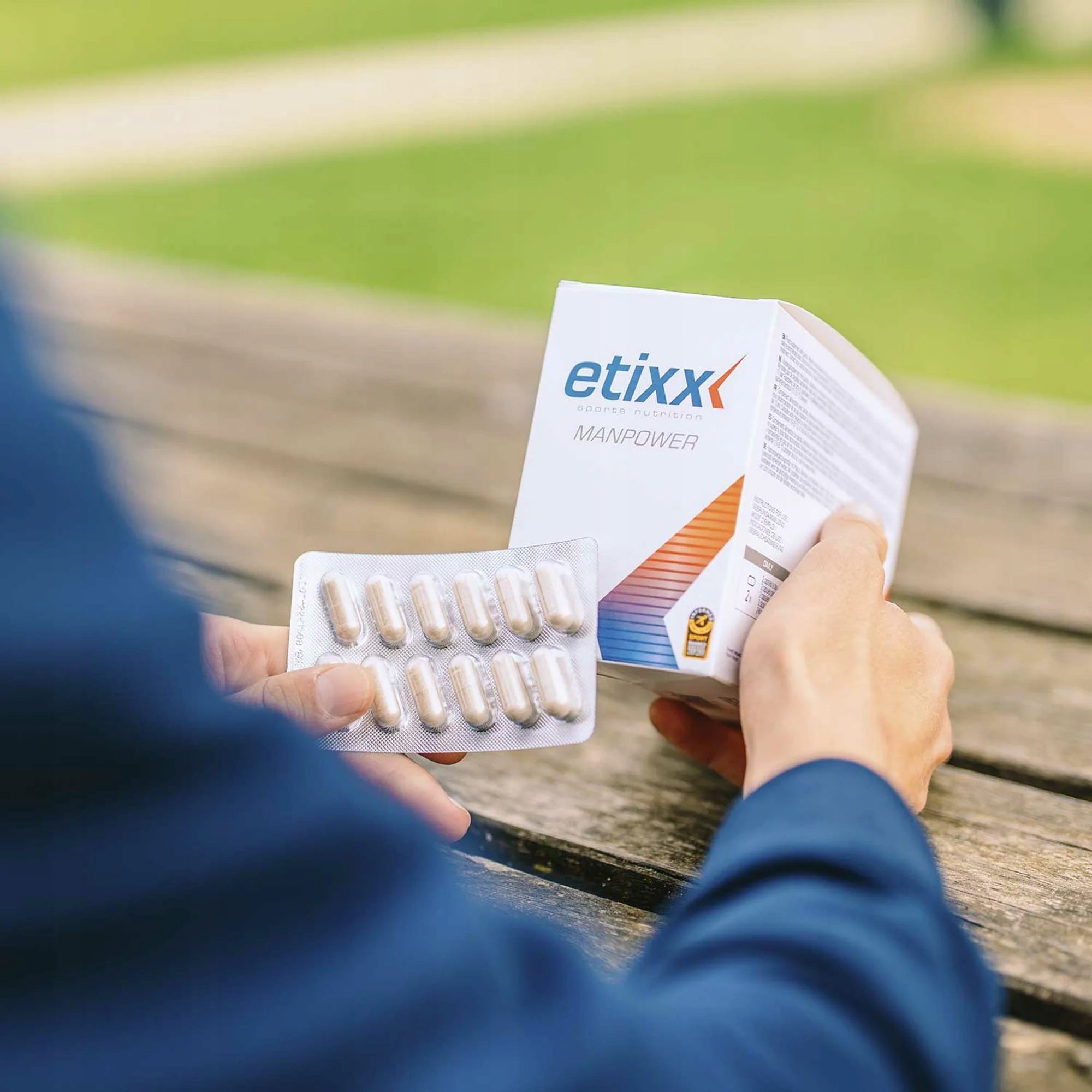 Etixx Manpower 180 capsules dietary supplement for men zinc testosterone Packaging status original