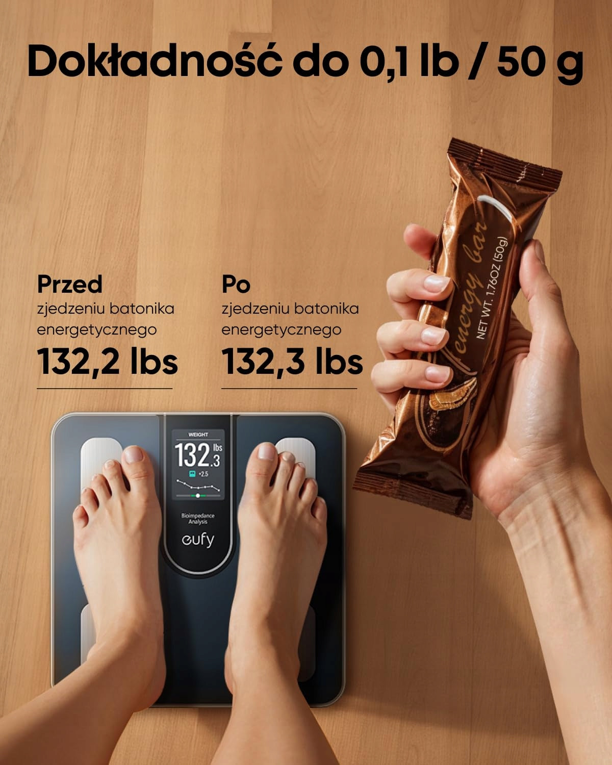 Eufy bathroom scale digital Bluetooth LCD black 16 attributes 3.36 inch Model T9130