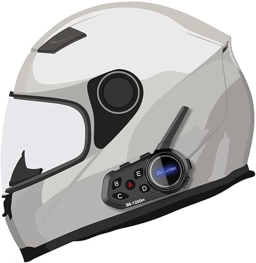 Eurofone S6 Intercom Bluetooth for helmet 2 pcs FM GPS 1200 m waterproof Manufacturer no brand