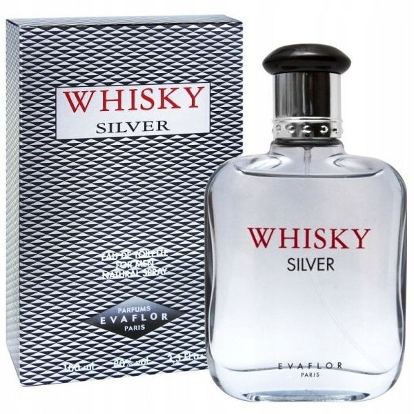 Evaflor Whisky Silver for men eau de toilette 100 ml EDT Packaging status original