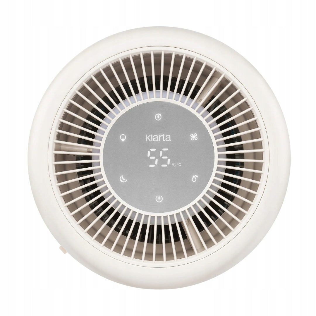 Evaporative humidifier KLARTA Humea Grande WiFi Beige LED 80m² 600 ml/h Brand Klarta
