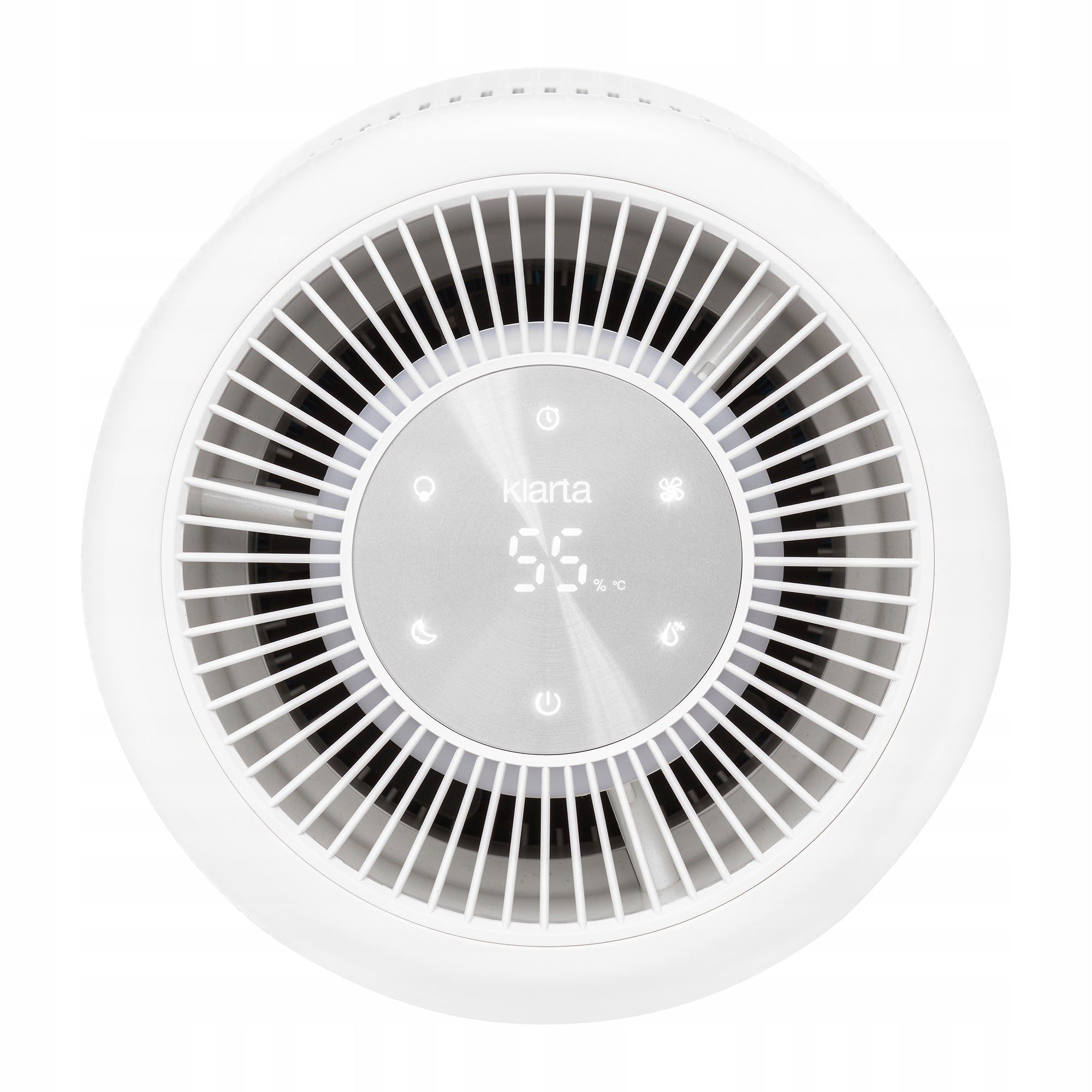 Evaporative humidifier Klarta HUMEA GRANDE White LED 80m² 600 ml/h PZH Brand Klarta