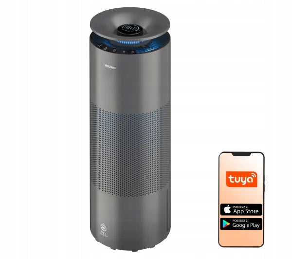 Evaporative humidifier Webber Taupe EH9004 Hygrostat 8L 105m2