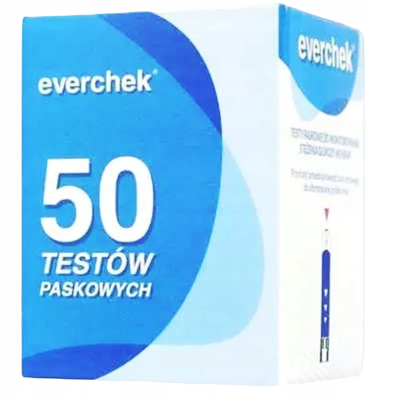 Everchek, sugar monitoring strip tests, 50 pieces