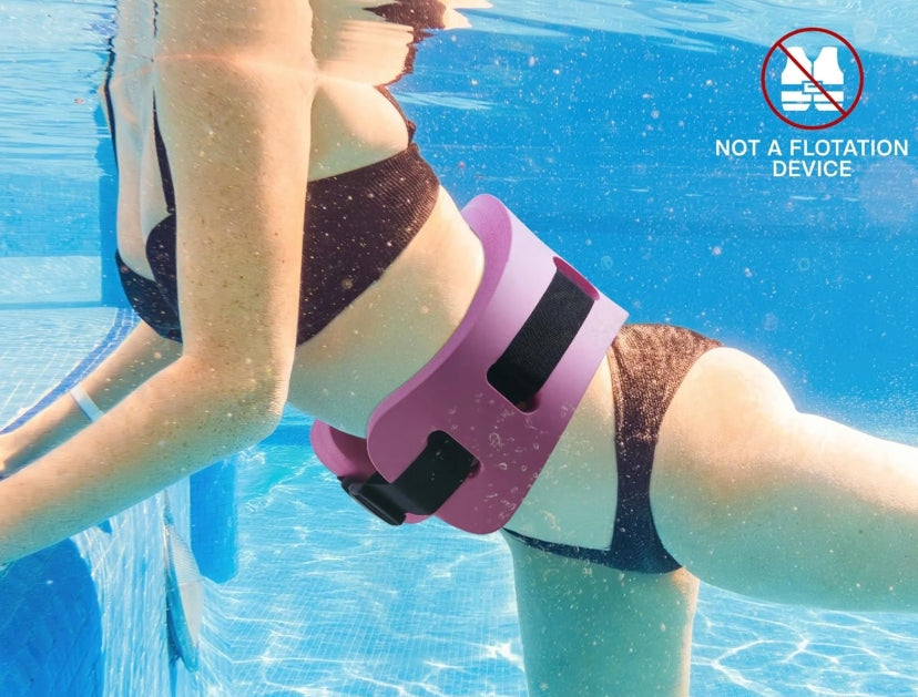 Everest Fitness Swimming Belt Aquafitness Pink Foam up to 100 kg Kind buoyancy belt